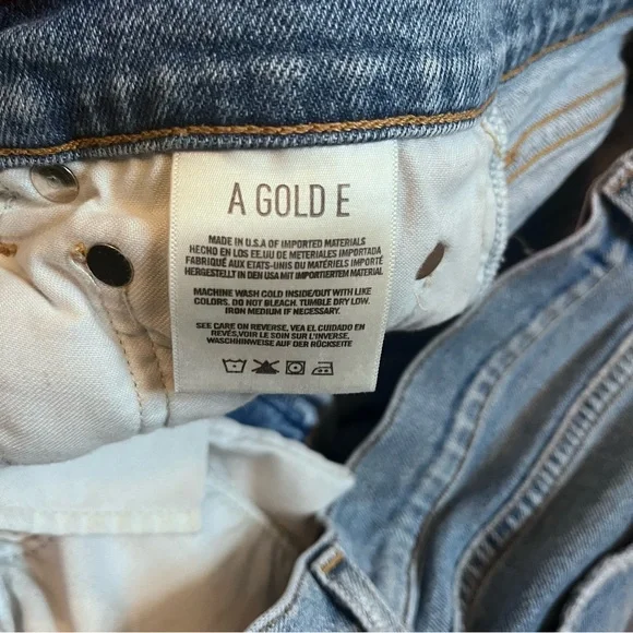 AGOLDE Nico High Rise Slim Jeans In Color Embark Size 31 - Picture 11 of 12